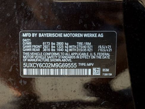 Used 2021 BMW X6 xDrive40i w/ Premium Package 2 AWD/4WD image 61