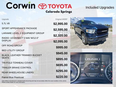 Used 2022 RAM 1500 Laramie w/ Sport Appearance Package AWD/4WD image 4