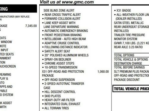 Used 2021 GMC Sierra 1500 SLT w/ SLT Premium Plus Package image 2