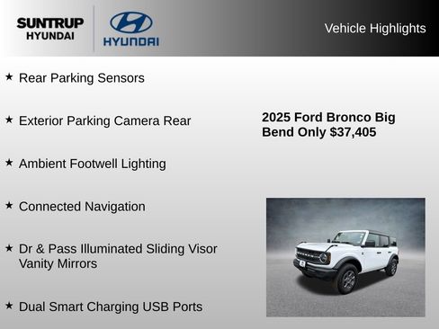 Used 2025 Ford Bronco Big Bend AWD/4WD image 16