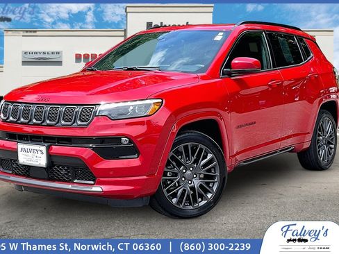 Certified 2023 Jeep Compass Limited w/ Elite Group for (Red) Edition AWD/4WD image 1