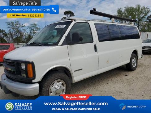 Used 2002 Chevrolet Express 3500 Extended image 1