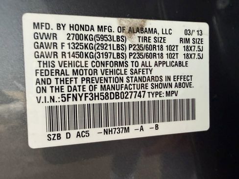 Used 2013 Honda Pilot EX-L image 34