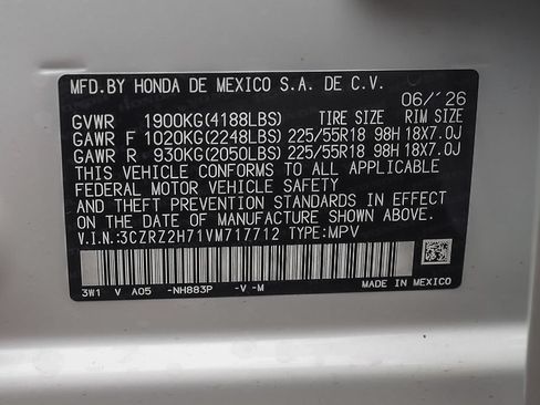 New 2027 Honda HR-V EX-L image 14