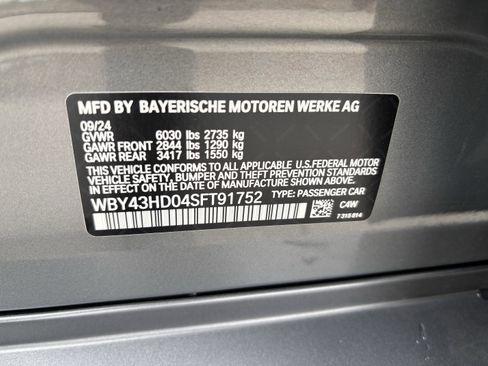 Certified 2025 BMW i4 xDrive40i w/ M Sport Package image 37