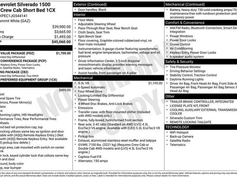 Used 2018 Chevrolet Silverado 1500 Custom w/ Custom Value Package image 32