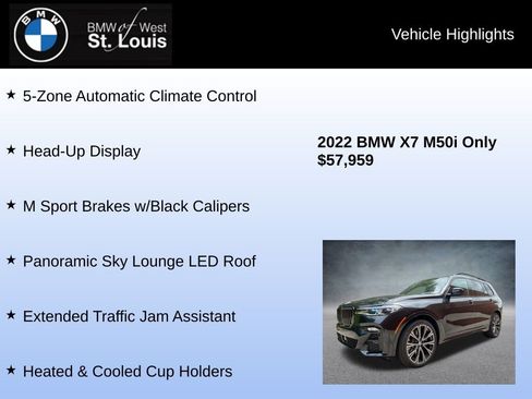 Used 2022 BMW X7 M50i image 16