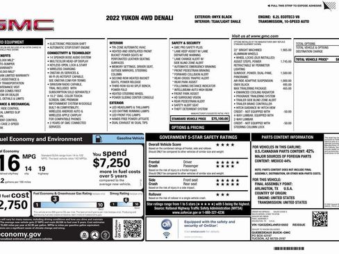 Used 2022 GMC Yukon Denali w/ Max Trailering Package image 4