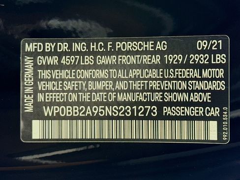 Certified 2022 Porsche 911 Targa 4S image 35