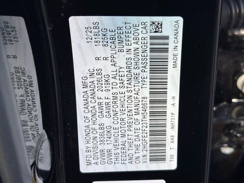 New 2026 Honda Civic LX image 13