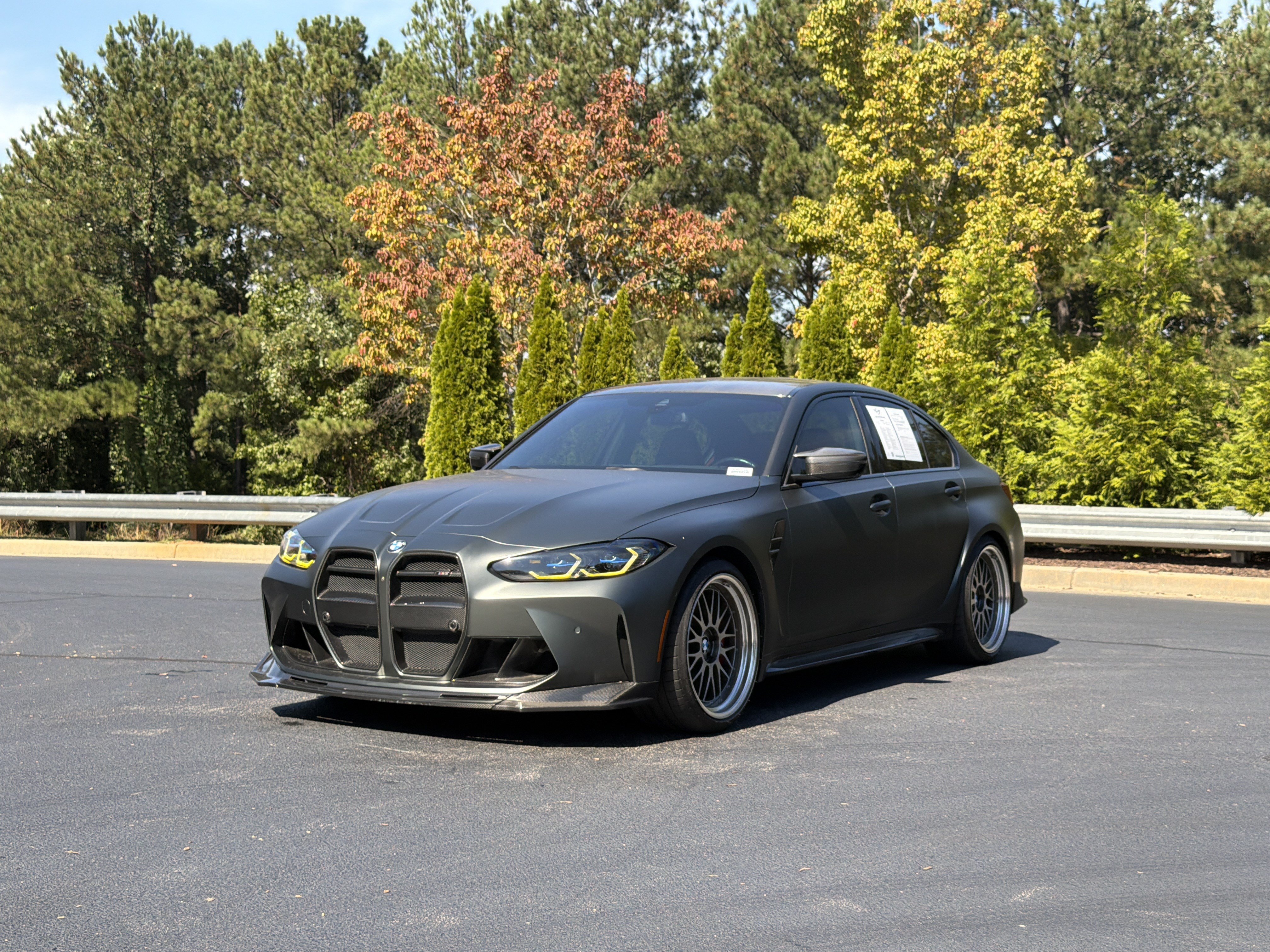 Used 2024 BMW M3 w/ M Carbon Exterior Package RWD image 12