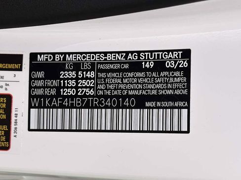 New 2026 Mercedes-Benz C 300 4MATIC Sedan image 13