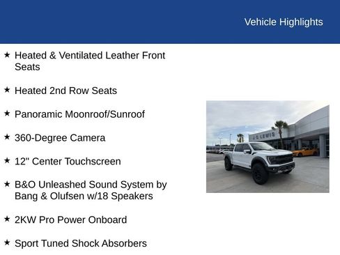 Used 2023 Ford F150 Raptor w/ Raptor 37 Performance Package AWD/4WD image 10