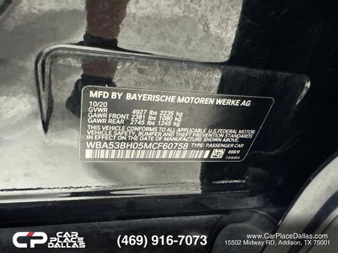 Used 2021 BMW 530i w/ Convenience Package RWD image 42