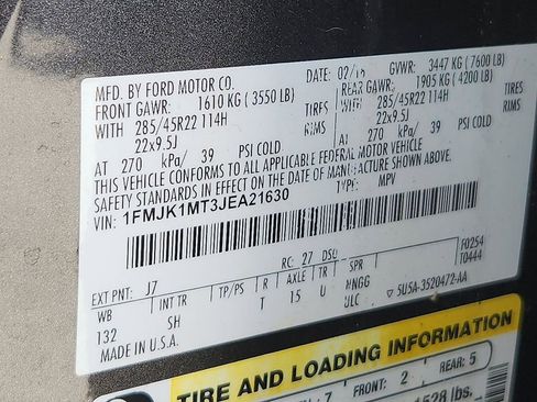 Used 2018 Ford Expedition Max Platinum AWD/4WD image 23