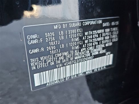 Used 2025 Subaru Outback Onyx Edition XT image 35