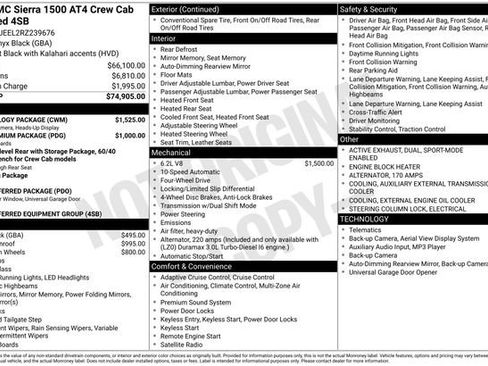 Used 2024 GMC Sierra 1500 AT4 w/ Technology Package image 7