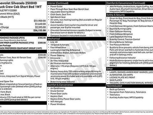 New 2026 Chevrolet Silverado 2500 W/T w/ WT Convenience Package image 33