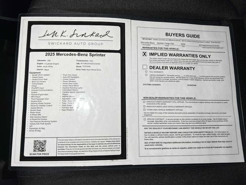 Used 2025 Mercedes-Benz Sprinter 2500 image 37