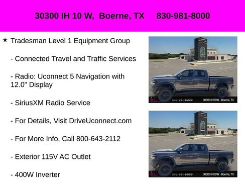 Used 2026 RAM 2500 Tradesman w/ Power Wagon Package AWD/4WD image 21