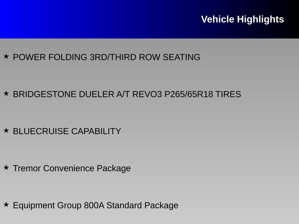 Used 2026 Ford Explorer Tremor w/ Tremor Convenience Package AWD/4WD image 16