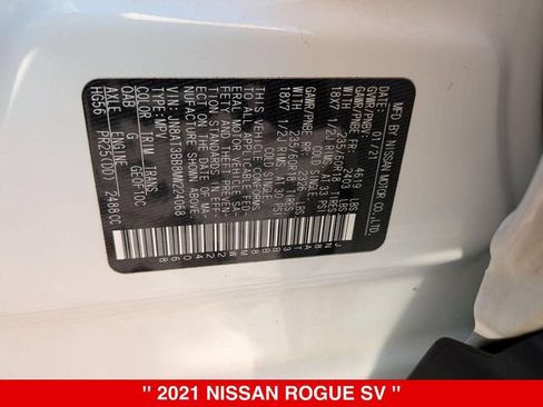 Used 2021 Nissan Rogue SV AWD/4WD image 40