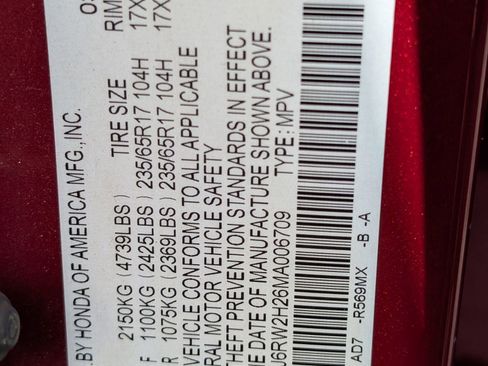 Used 2021 Honda CR-V LX image 22