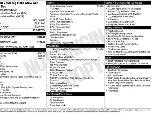 Used 2024 RAM 2500 Big Horn w/ Bed Utility Group image 17