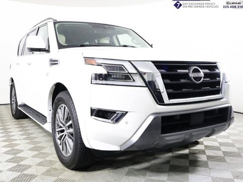 Used 2021 Nissan Armada SL w/ Captain's Chairs Package image 1