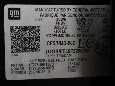 Used 2023 GMC Sierra 1500 AT4 w/ Technology Package image 52