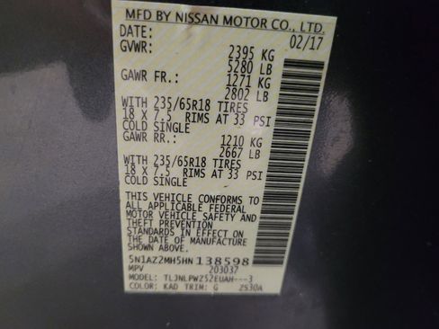 Used 2017 Nissan Murano S image 33