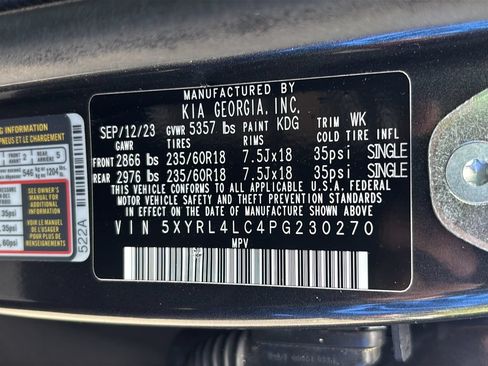 Used 2023 Kia Sorento S w/ Panoramic Sunroof Package FWD image 39
