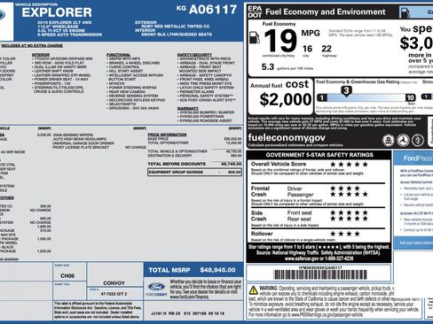 Used 2019 Ford Explorer XLT w/ Equipment Group 202A image 5