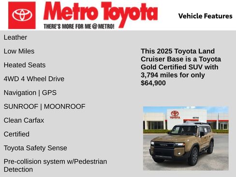 Certified 2025 Toyota Land Cruiser image 6