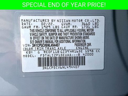 Used 2022 Nissan Kicks SV image 18