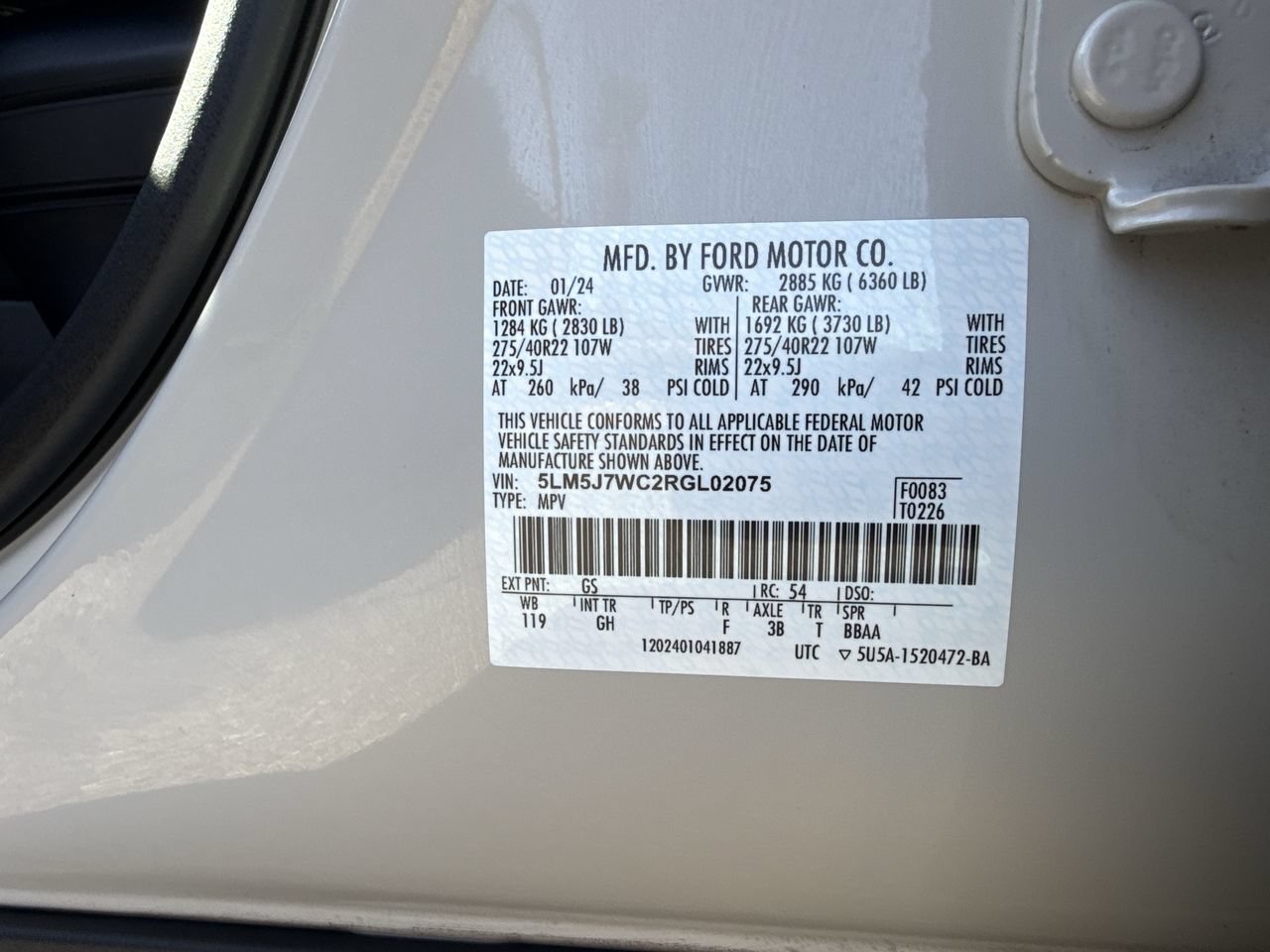 Used 2024 Lincoln Aviator Reserve w/ Equipment Group 201A RWD image 19