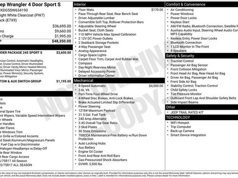 New 2025 Jeep Wrangler Sport S image 6