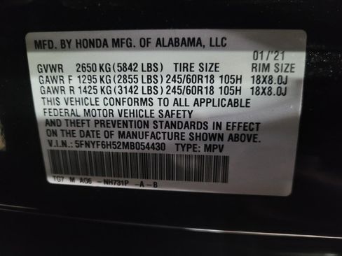 Used 2021 Honda Pilot EX-L image 33