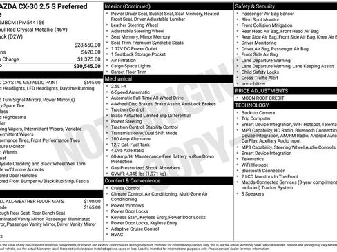 Certified 2023 MAZDA CX-30 AWD 2.5 S w/ Preferred Package image 19