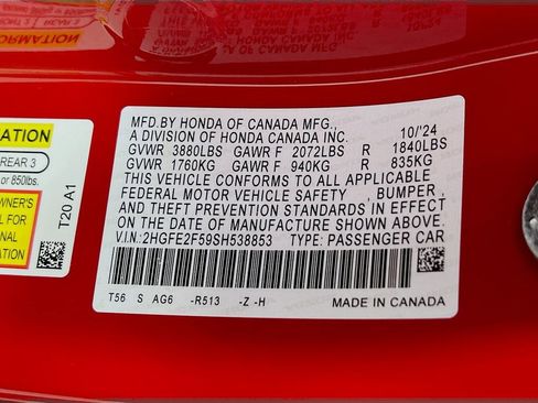 Used 2025 Honda Civic Sport image 14