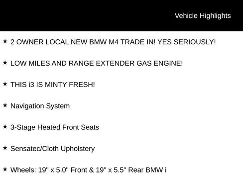 Used 2014 BMW i3 w/ Range Extender image 5