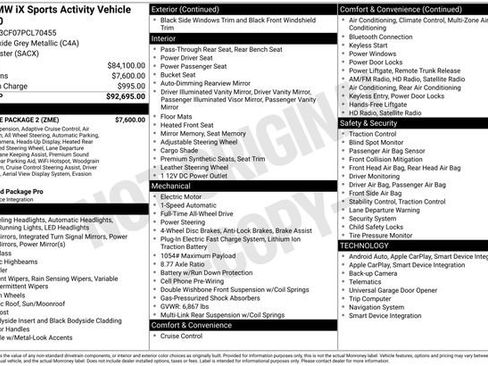 Used 2023 BMW iX xDrive50 w/ Ultimate Package 2 image 33