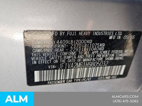 Used 2017 Subaru WRX STI w/ Popular Package #1 AWD/4WD image 5