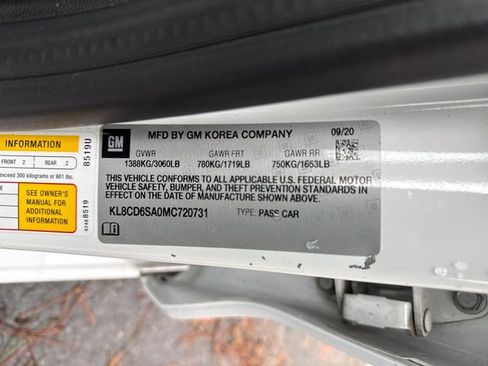 Used 2021 Chevrolet Spark LT image 19