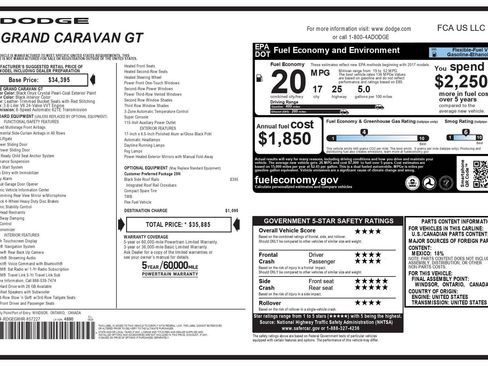 Used 2017 Dodge Grand Caravan GT FWD image 39