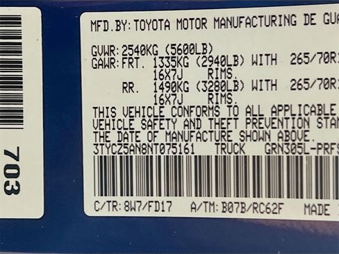 Certified 2022 Toyota Tacoma TRD Off-Road image 29