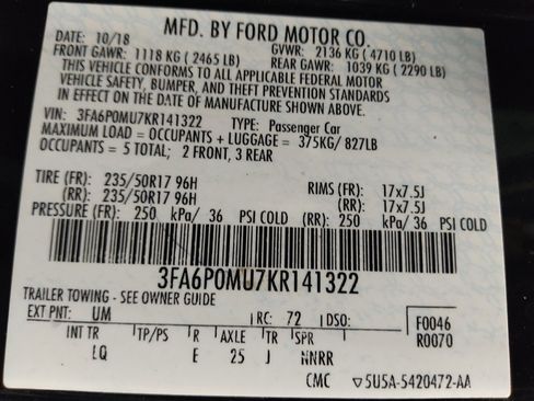 Used 2019 Ford Fusion SEL image 33