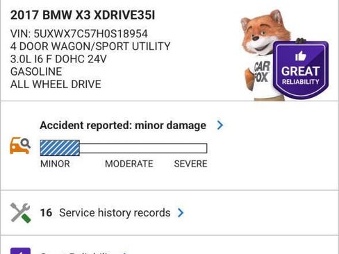 Used 2017 BMW X3 xDrive35i AWD/4WD image 29