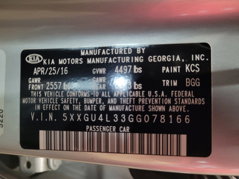 Used 2016 Kia Optima EX w/ Premium Package FWD image 33