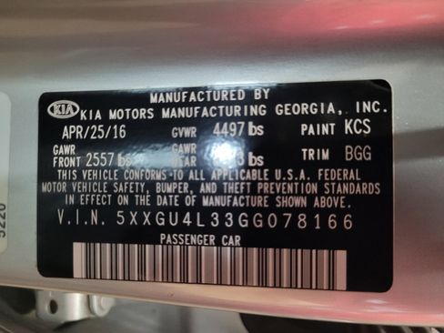 Used 2016 Kia Optima EX w/ Premium Package FWD image 33